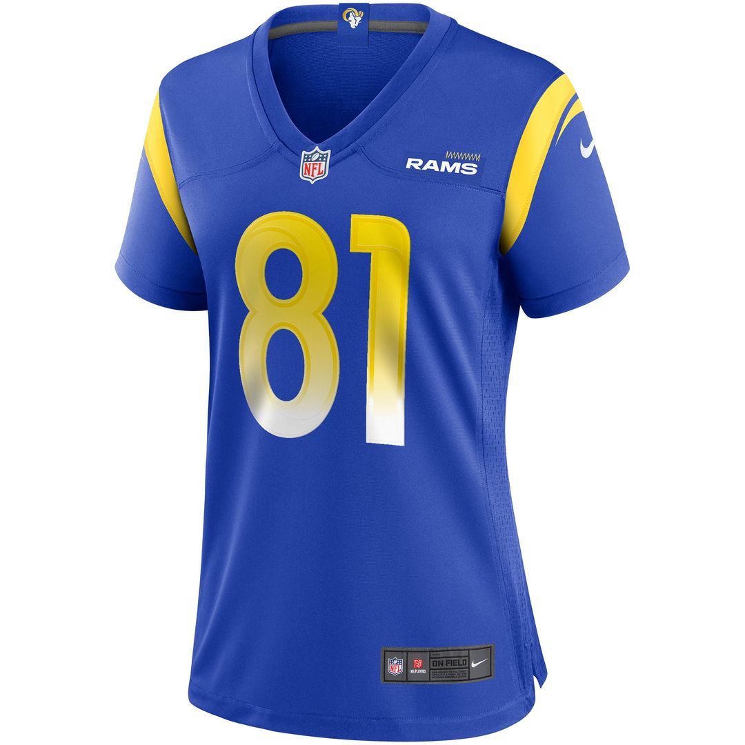 Torry Holt Los Angeles Rams Women's Game Retired Player Jersey - Royal