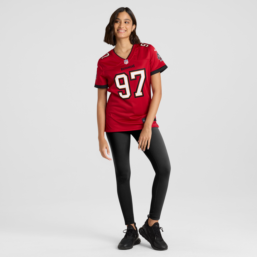 Al - Quadin Muhammad Tampa Bay Buccaneers Women's Team Game Jersey - Red