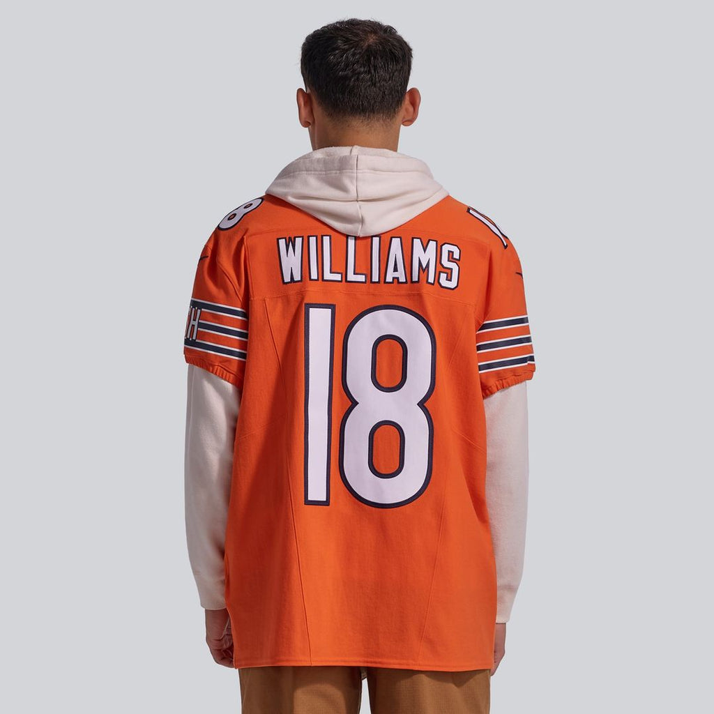 Caleb Williams Chicago Bears Alternate Vapor F.U.S.E. Elite Jersey - Orange