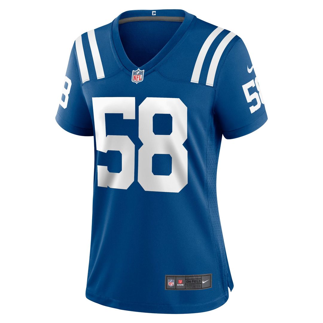 Austin Ajiake Indianapolis Colts Women's Game Jersey - Royal