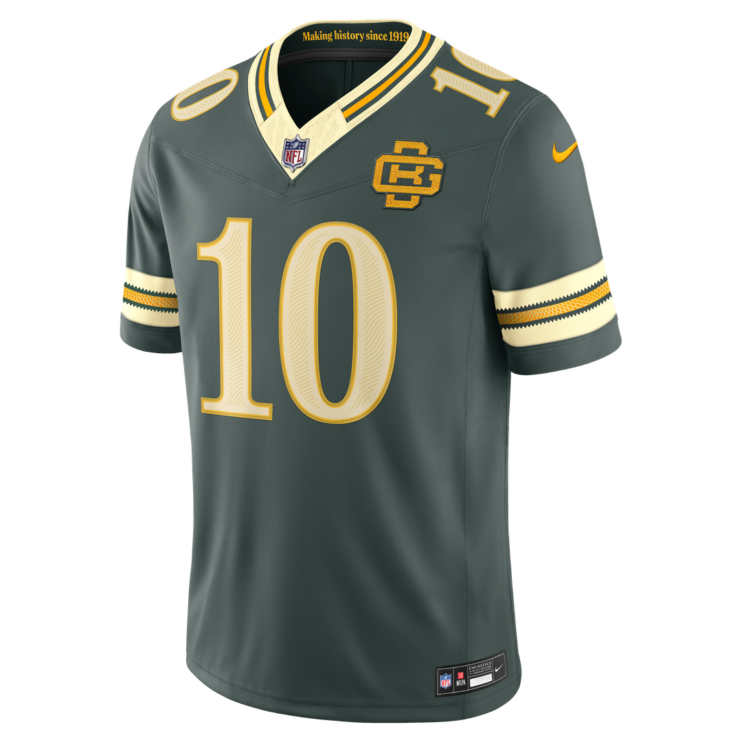 Jordan Love Green Bay Packers 2026 Rivalries Collection Stitched Limited Jersey - Green