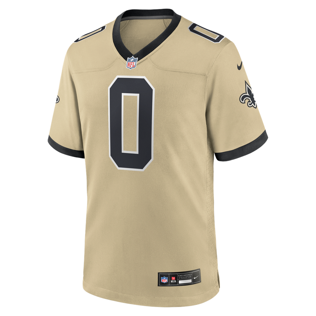 Jordyn Tyson New Orleans Saints Team Game Jersey - Black