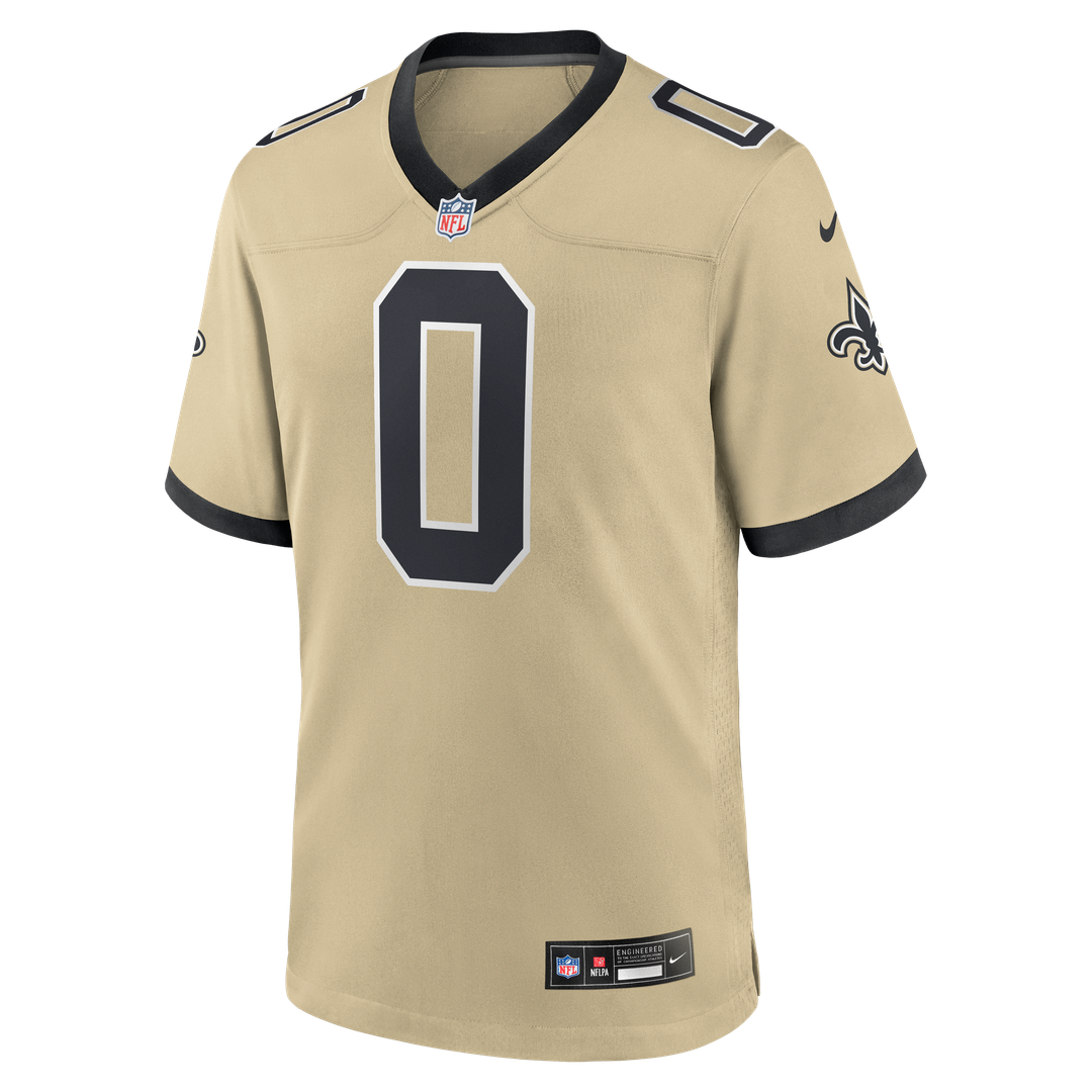 Jordyn Tyson New Orleans Saints Team Game Jersey - Black