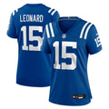 Riley Leonard Indianapolis Colts Women's Team Game Jersey - Royal