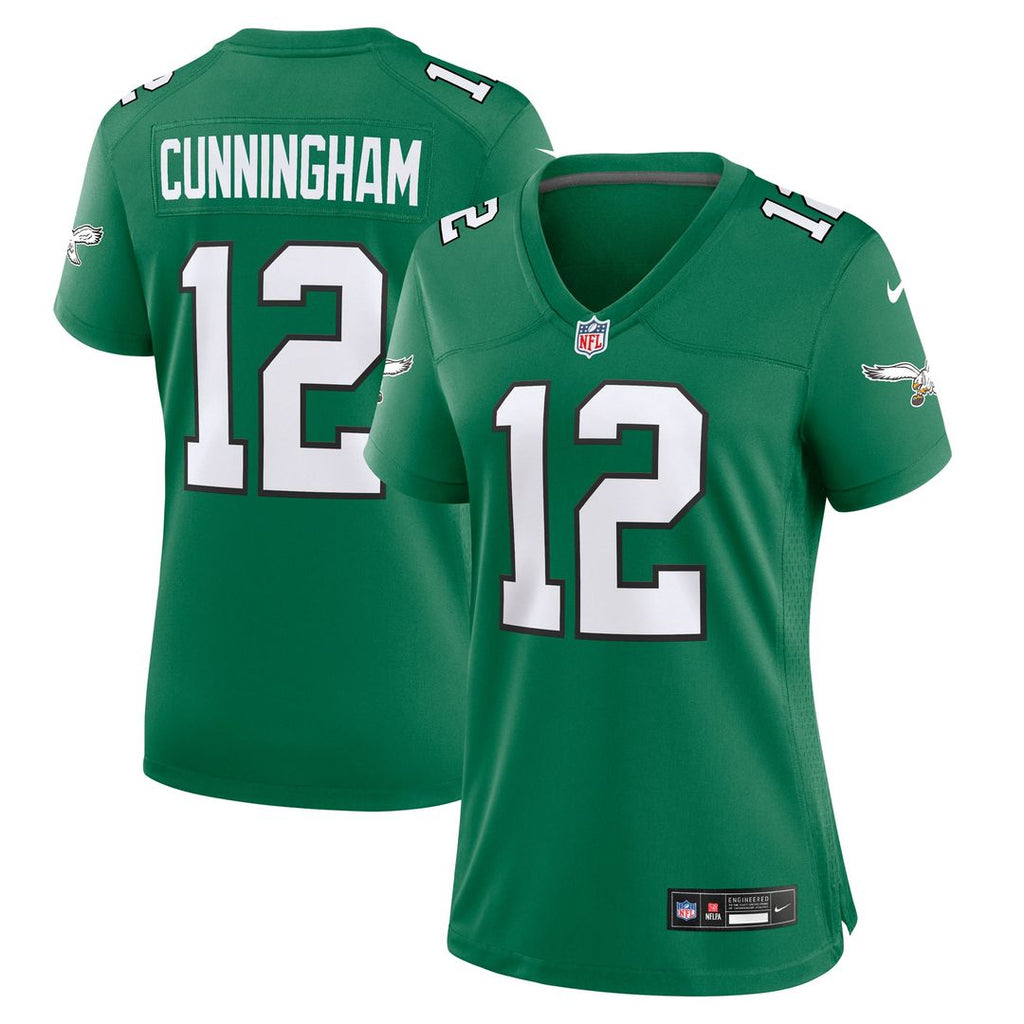 Randall Cunningham Philadelphia Eagles Women's Alternate Game Jersey - Kelly Green