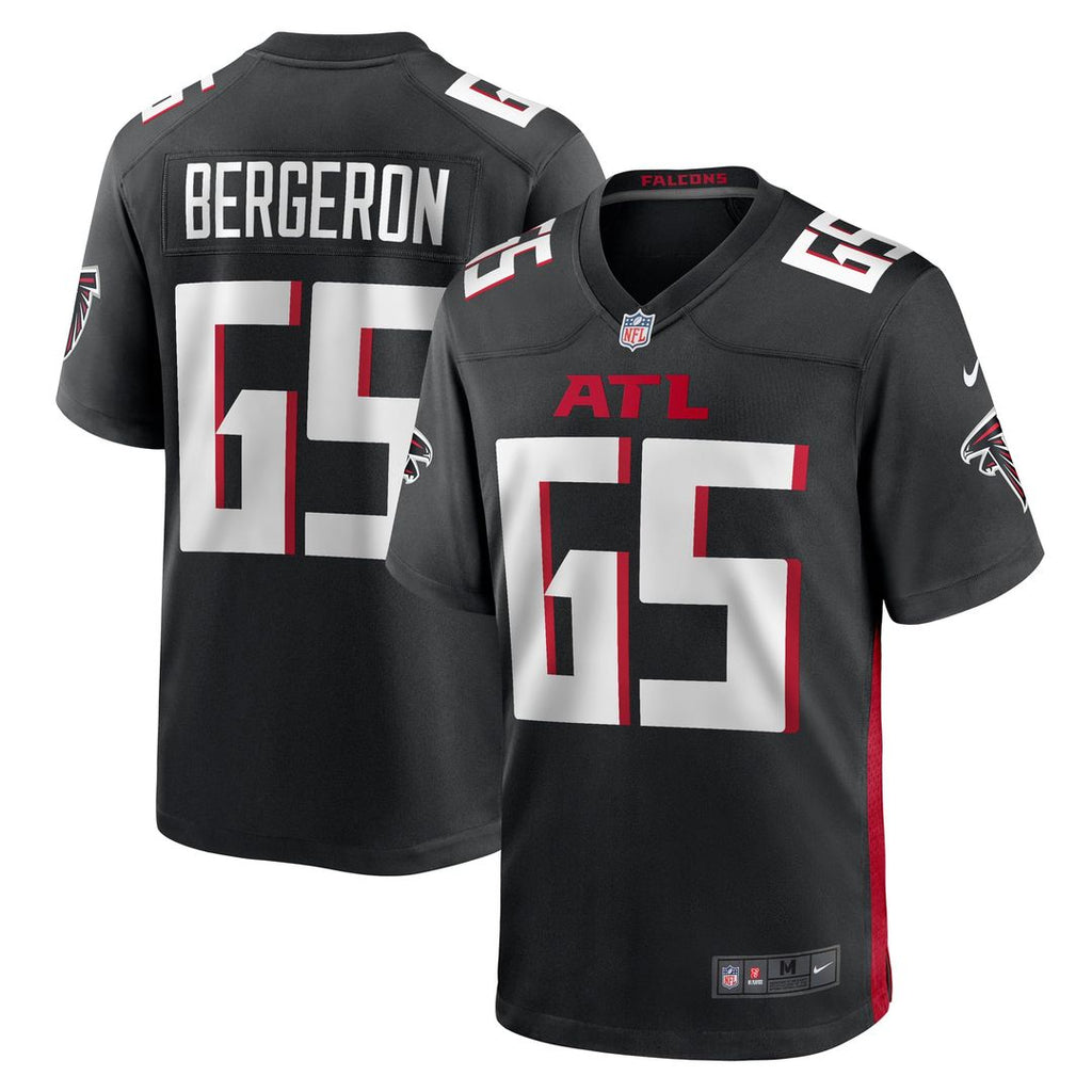 Matthew Bergeron Atlanta Falcons Team Game Jersey - Black