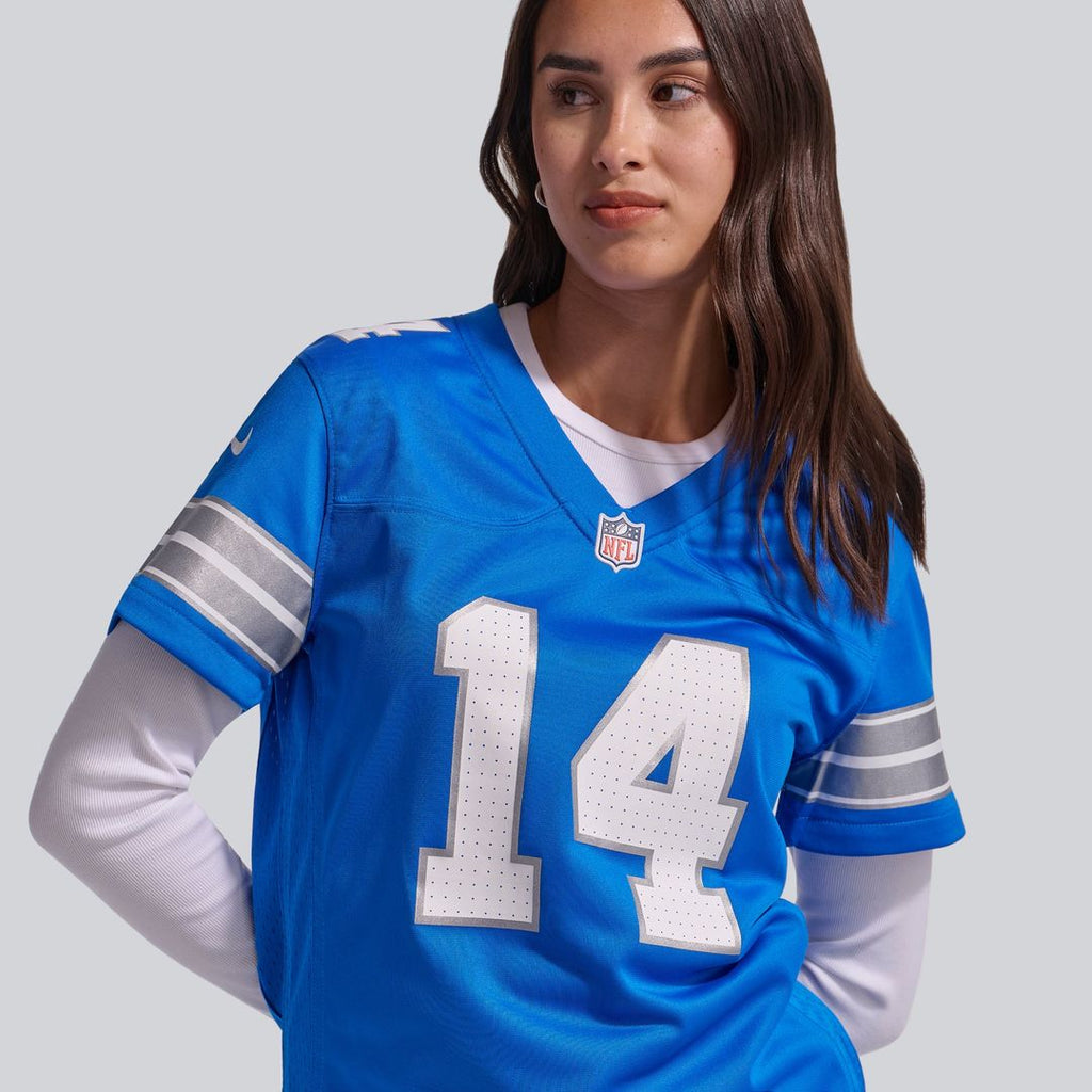 Amon - Ra St. Brown Detroit Lions Women's White Game Jersey - White