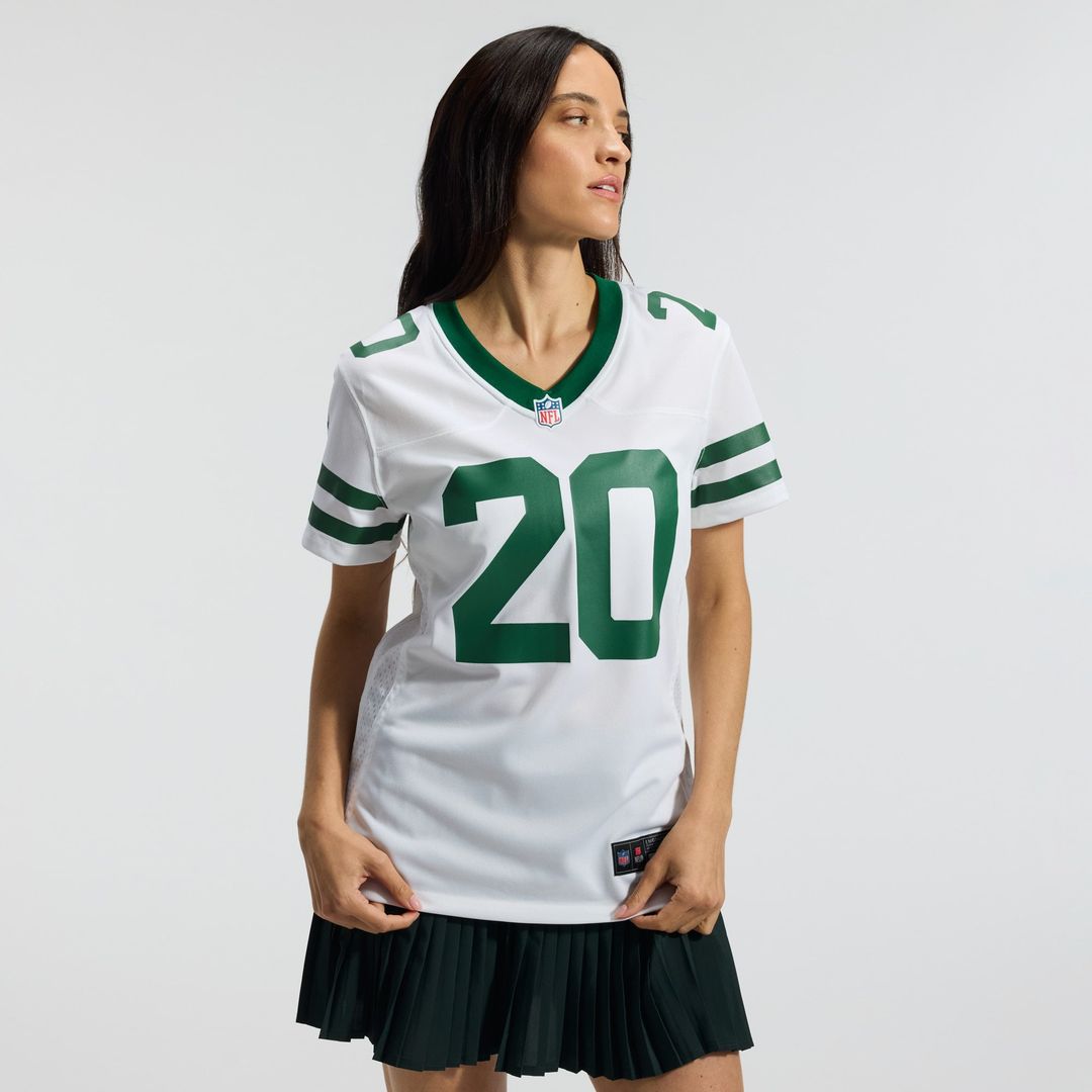 Breece Hall New York Jets Women's Game Jersey - Legacy White