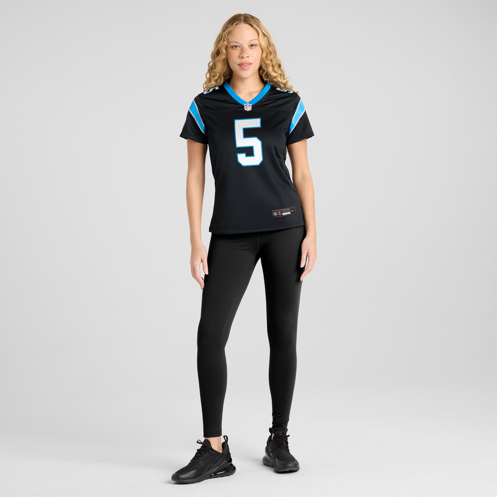 Jaelan Phillips Carolina Panthers Women's Team Game Jersey - Black