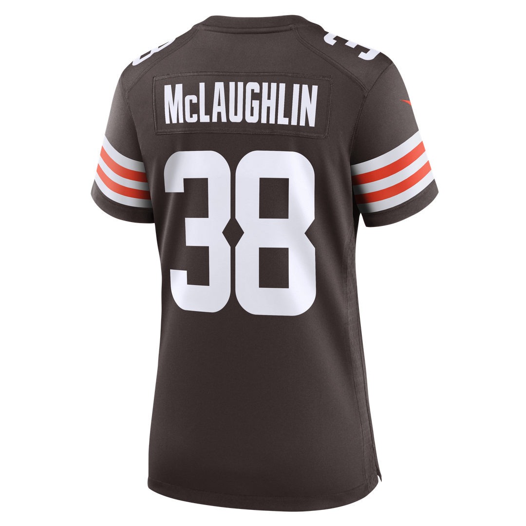 Jaleel McLaughlin Cleveland Browns Women's Team Game Jersey - Brown