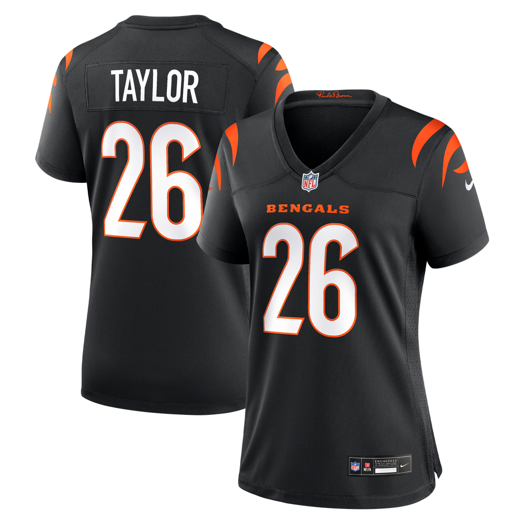 Ja'Sir Taylor Cincinnati Bengals Women's Team Game Jersey - Black