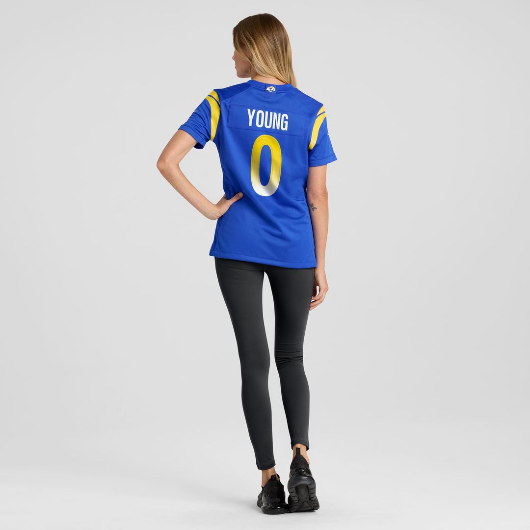 Byron Young Los Angeles Rams Women's Home Game Jersey - Royal