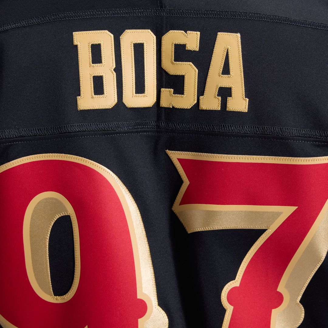 Nick Bosa San Francisco 49ers Rivalries Collection Stitched Limited Jersey - Black