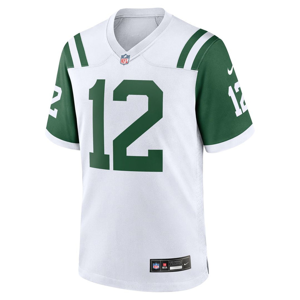 Joe Namath New York Jets Classic Alternate Retired Player Game Jersey - White