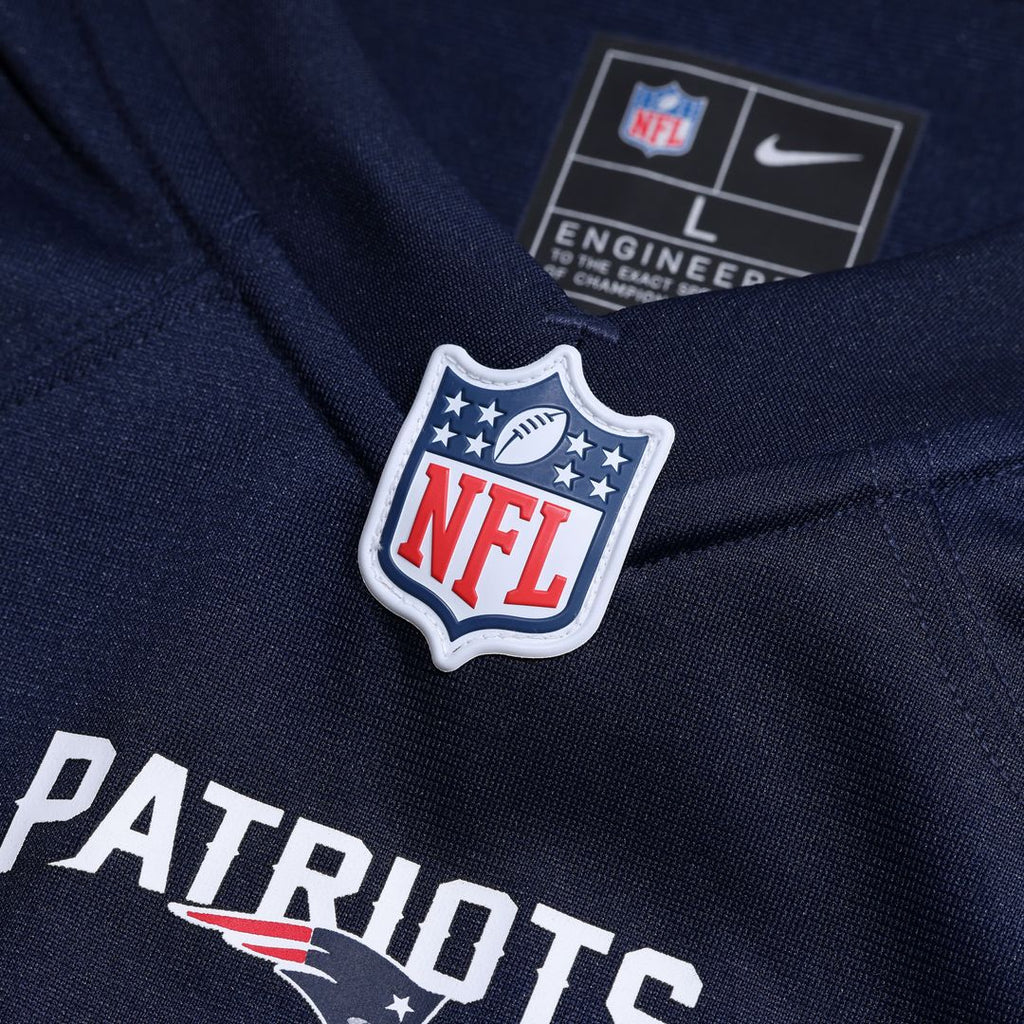 Caleb Lomu New England Patriots Team Game Jersey - Navy