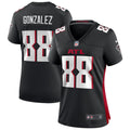Tony Gonzalez Atlanta Falcons Women's Game Retired Player Jersey - Black