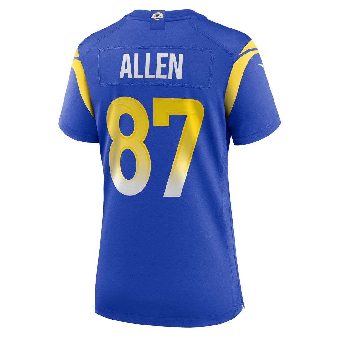 Davis Allen Los Angeles Rams Women's Home Game Jersey - Royal