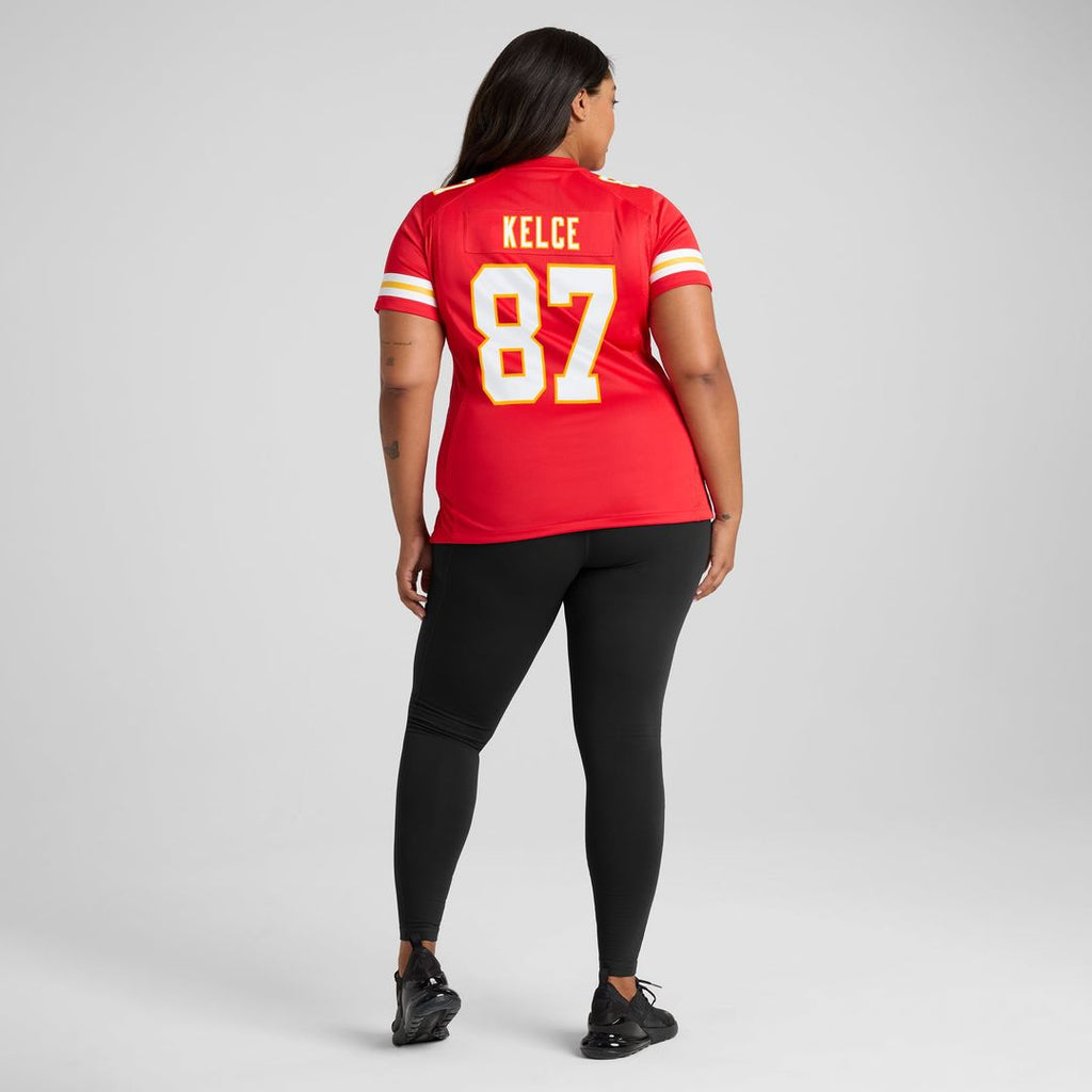 Travis Kelce Kansas City Chiefs Women's Game Jersey - Red