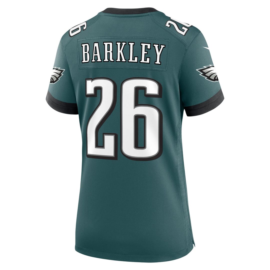 Saquon Barkley Philadelphia Eagles Women's Game Player Jersey - Midnight Green