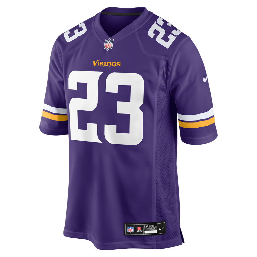 James Pierre Minnesota Vikings Team Game Jersey - Purple