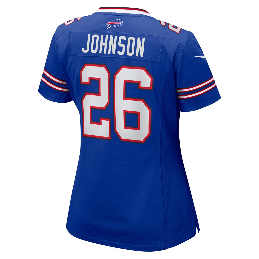 Ty Johnson Buffalo Bills Women's Team Game Jersey - Royal