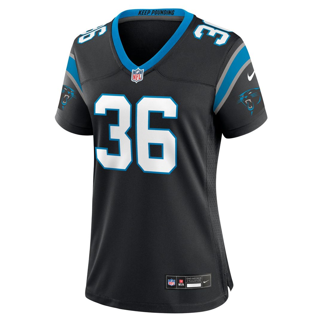 Demani Richardson Carolina Panthers Women's Team Game Jersey - Black