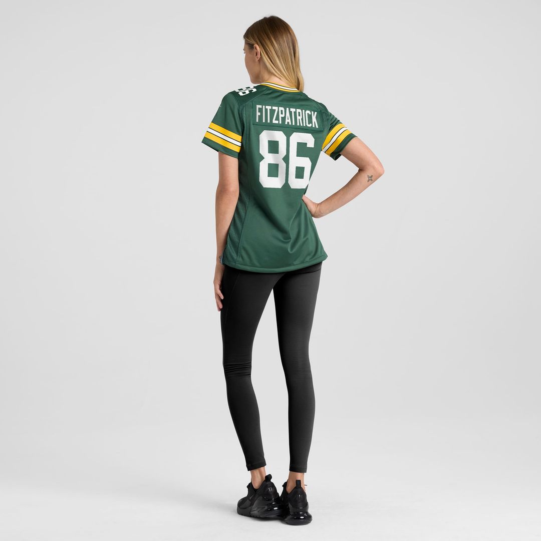 John FitzPatrick Green Bay Packers Women's Team Game Jersey - Green