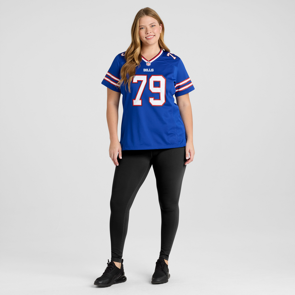Ruben Brown Buffalo Bills Women's Game Retired Player Jersey - Royal