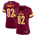 Ben Sinnott Washington Commanders Women's Team Game Jersey - Burgundy