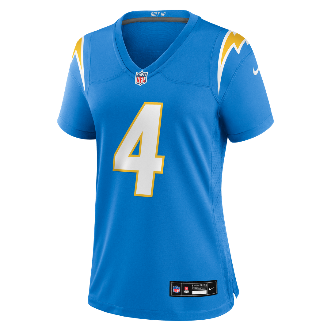 Tarheeb Still Los Angeles Chargers Women's Team Game Jersey - Powder Blue