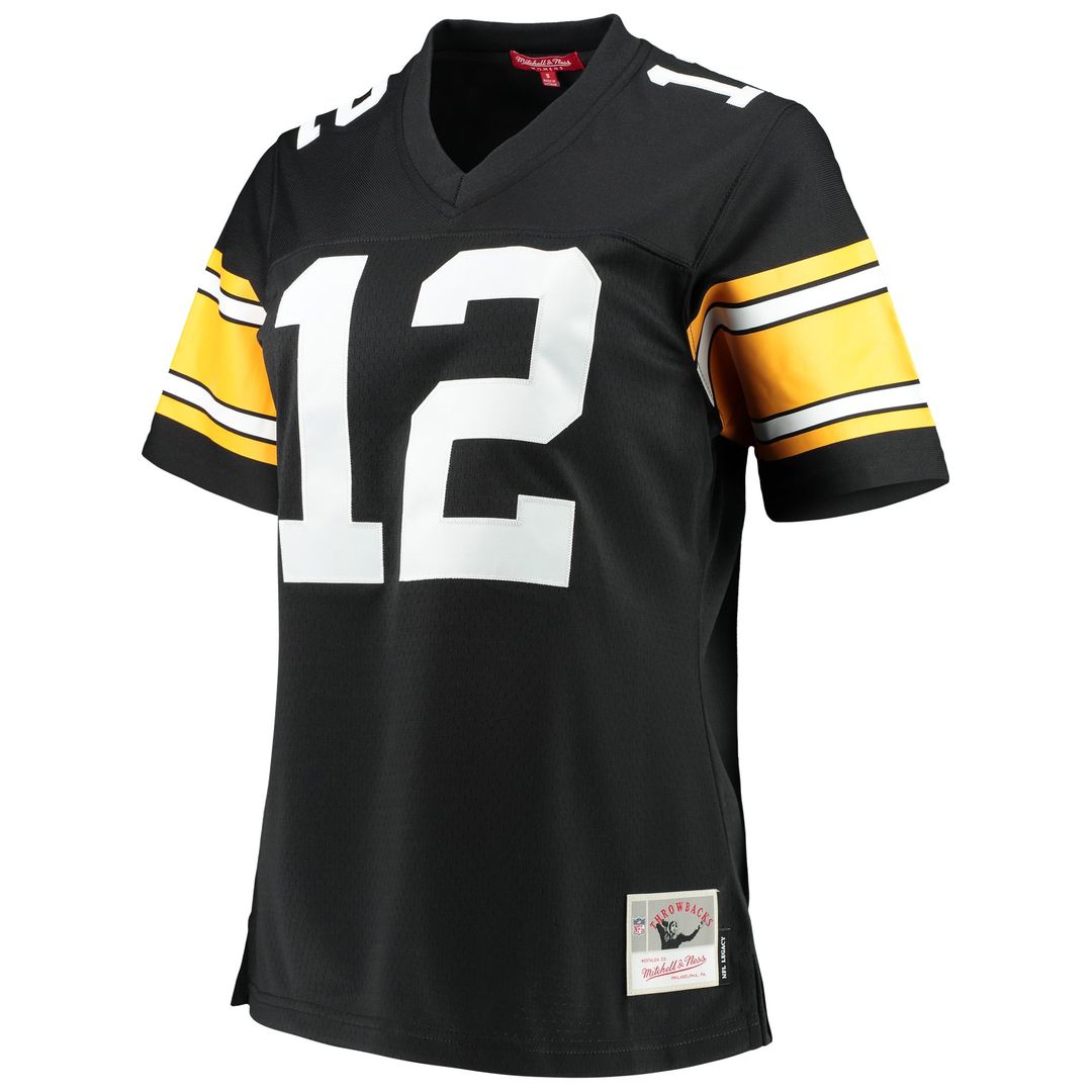 Terry Bradshaw Pittsburgh Steelers Women's Legacy Replica Player Jersey - Black