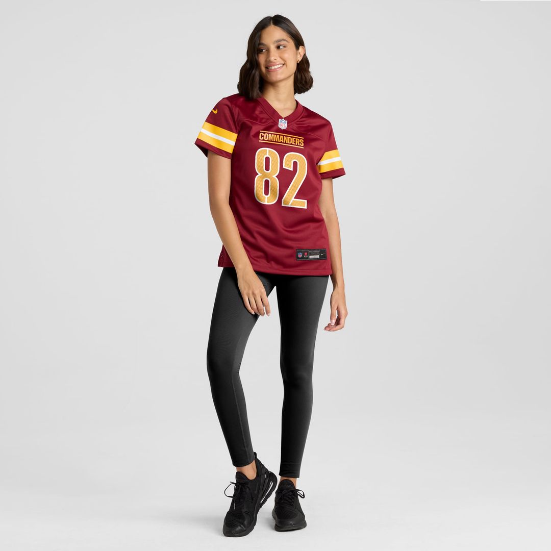 Ben Sinnott Washington Commanders Women's Team Game Jersey - Burgundy