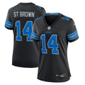 Amon - Ra St. Brown Detroit Lions Women's 2nd Alternate Game Jersey - Black
