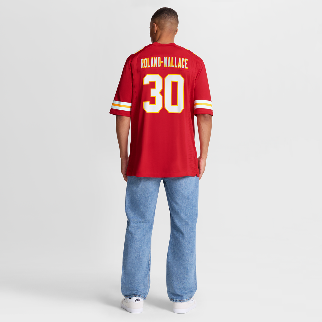 Chris Roland - Wallace Kansas City Chiefs Game Jersey - Red