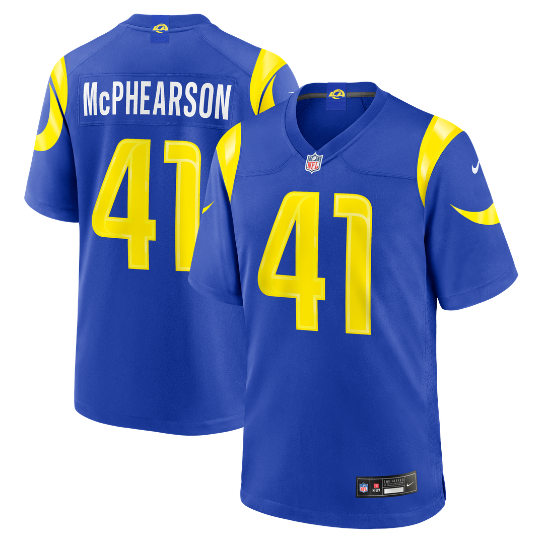 Zech McPhearson Los Angeles Rams Team Game Jersey - Royal