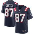 Ben Coates New England Patriots Game Retired Player Jersey - Navy