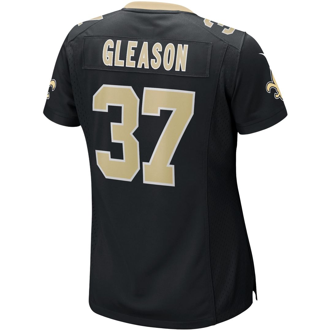 Steve Gleason New Orleans Saints Women's Game Retired Player Jersey - Black