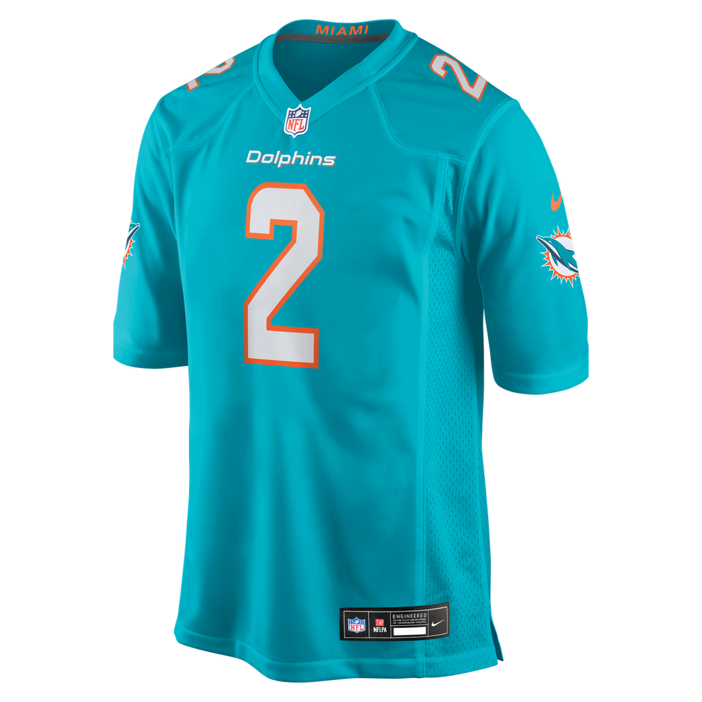 Malik Willis Miami Dolphins Youth Game Jersey - Teal