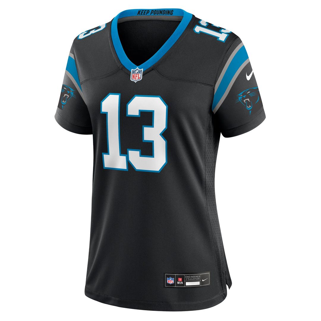 Troy Hill Carolina Panthers Women's Team Game Jersey - Black