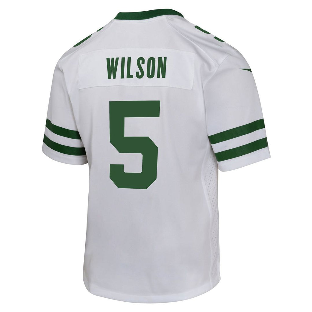 Garrett Wilson New York Jets Youth Game Jersey - Black