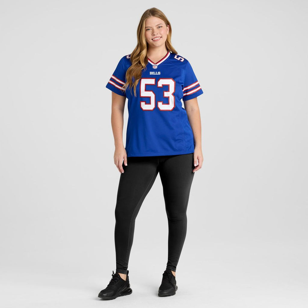 Lloyd Cushenberry III Buffalo Bills Women's Team Game Jersey - Royal