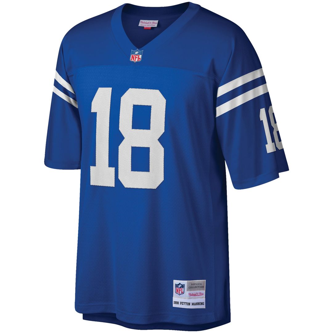 Peyton Manning Indianapolis Colts Big & Tall 1998 Retired Player Replica Jersey - Royal