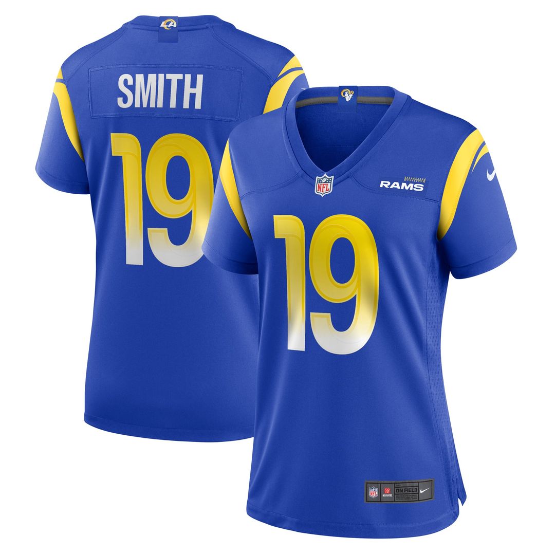 Xavier Smith Los Angeles Rams Women's Home Game Jersey - Royal
