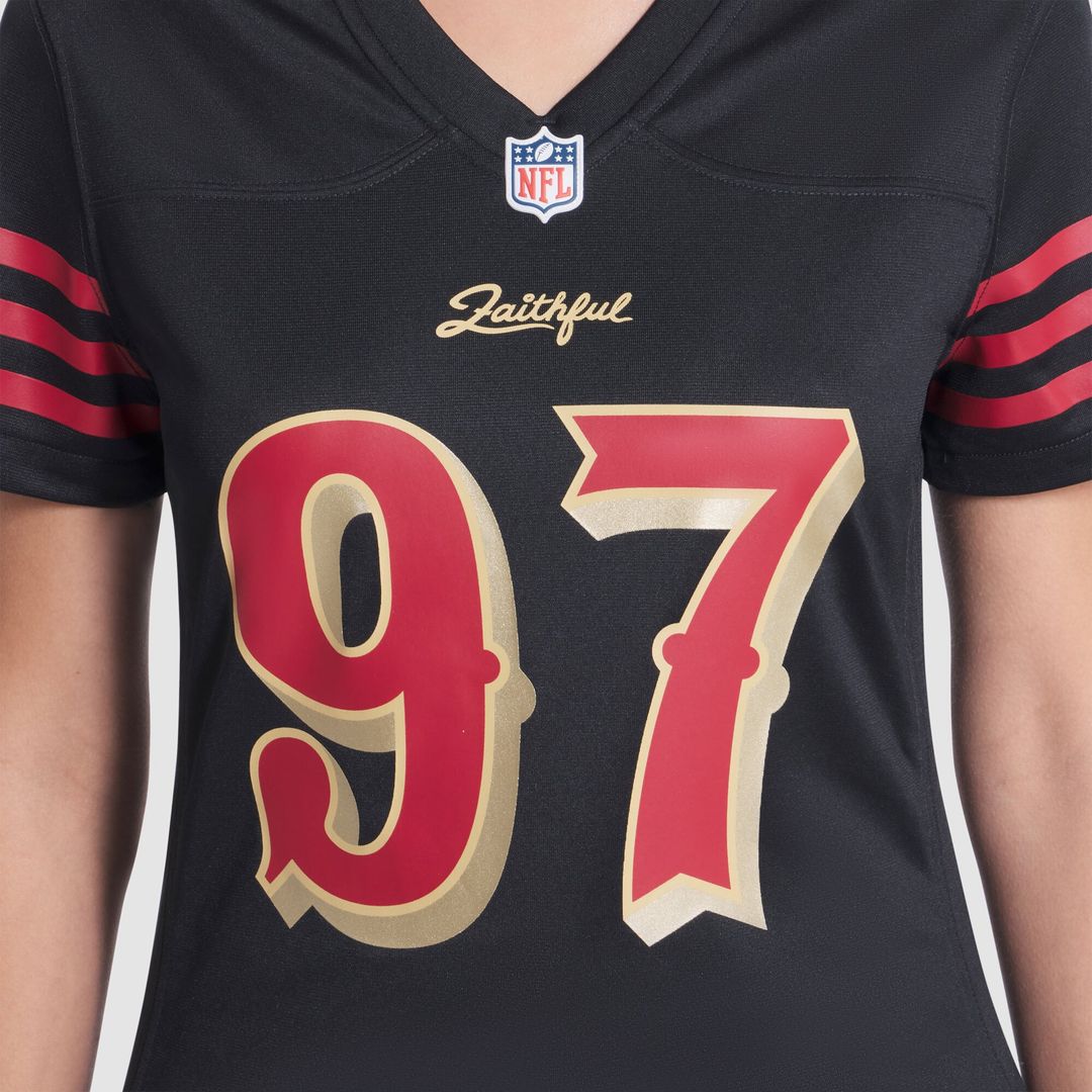 Nick Bosa San Francisco 49ers Women's Rivalries Collection Game Jersey - Black
