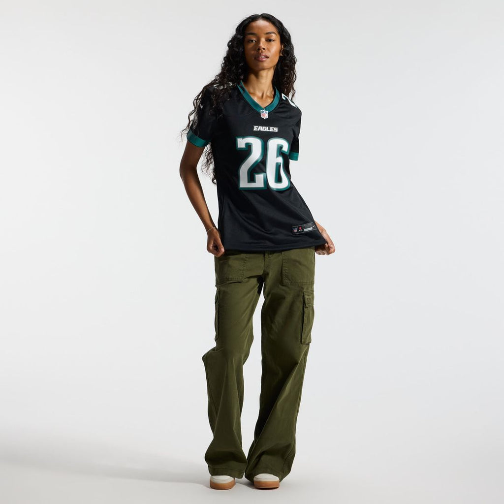 Saquon Barkley Philadelphia Eagles Women's Game Jersey - White