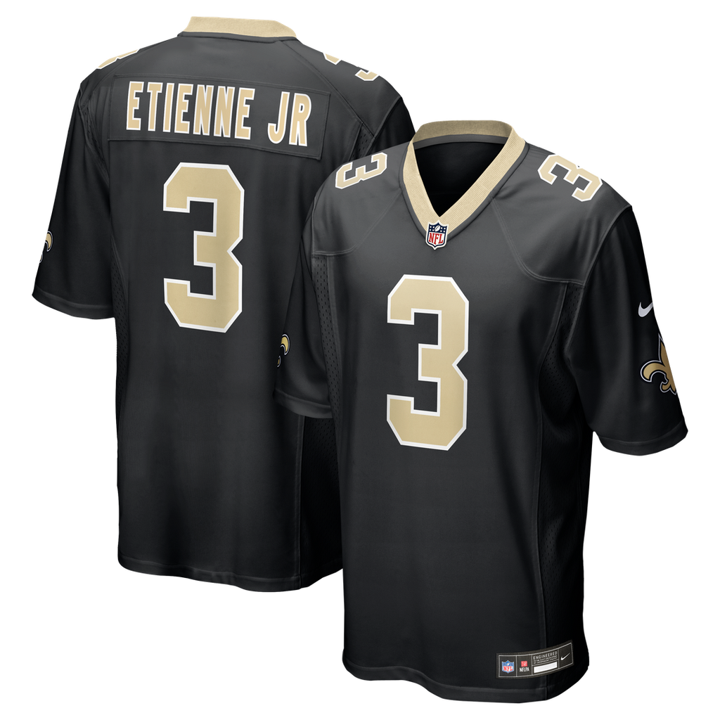 Travis Etienne Jr New Orleans Saints Youth Game Jersey - Black