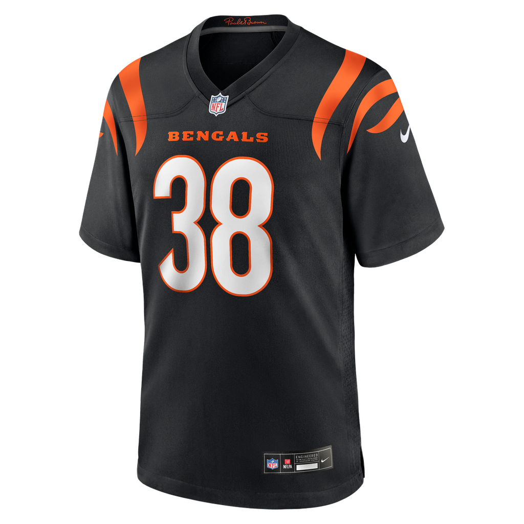 DJ Ivey Cincinnati Bengals Team Game Jersey - Black