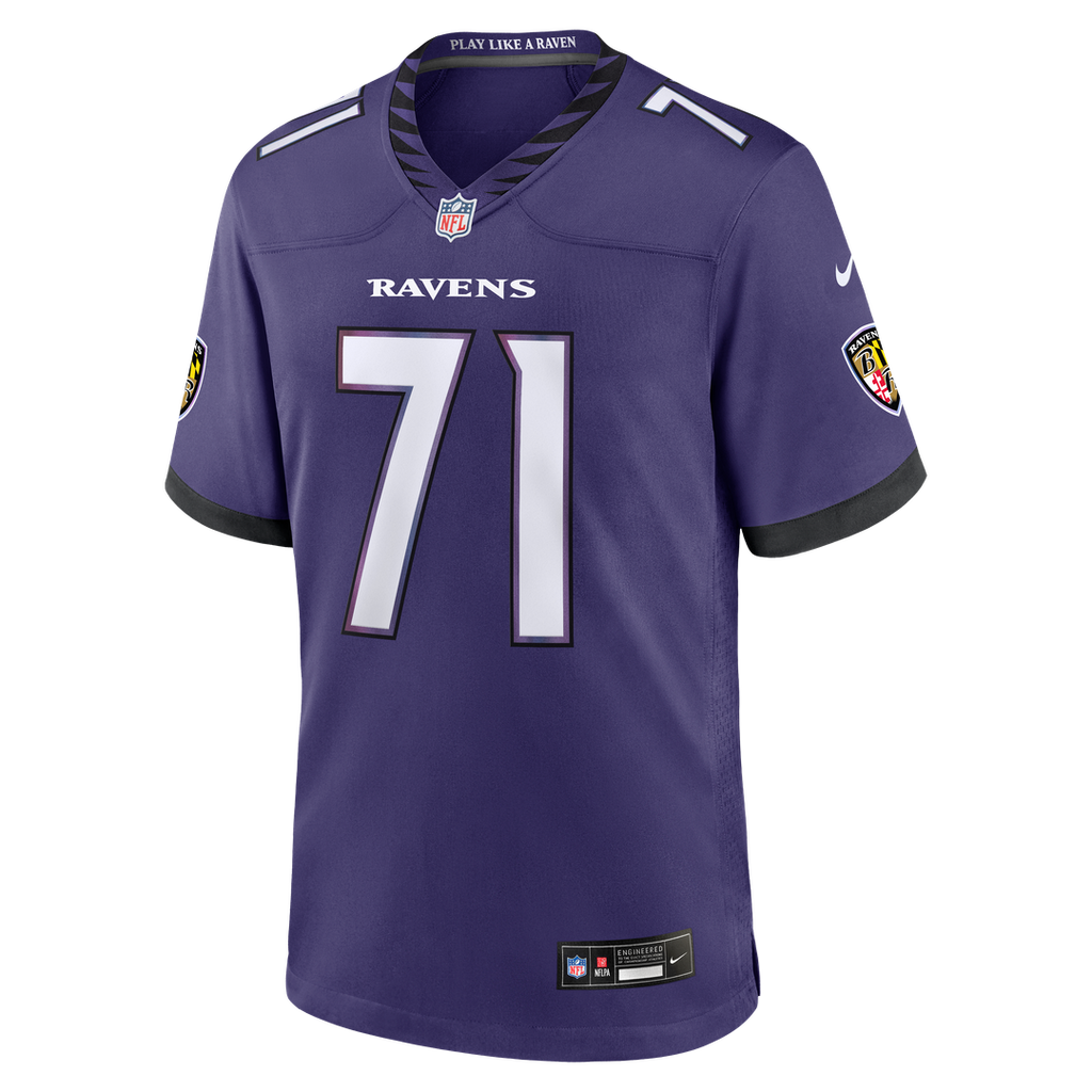 Olaivavega Ioane Baltimore Ravens Team Game Jersey - Purple