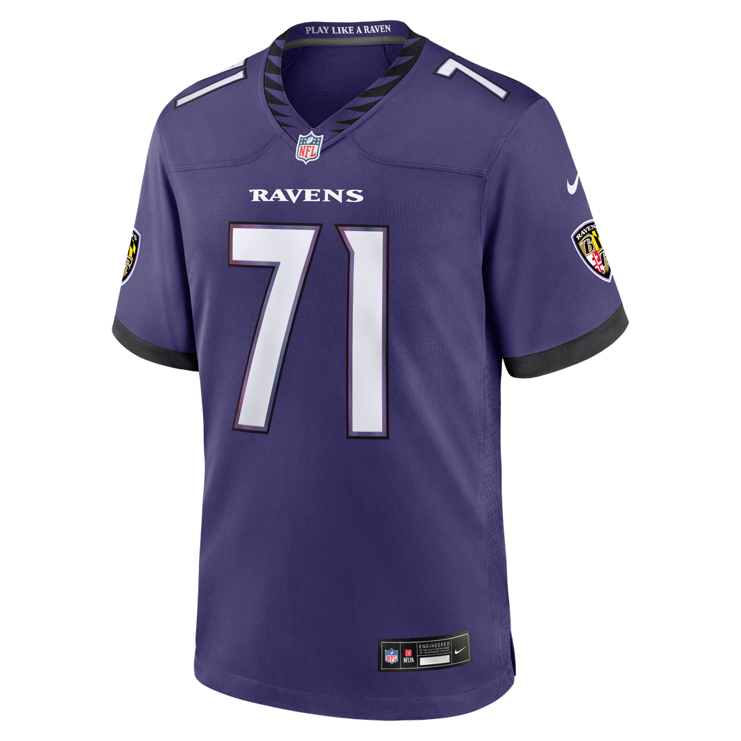 Olaivavega Ioane Baltimore Ravens Team Game Jersey - Purple