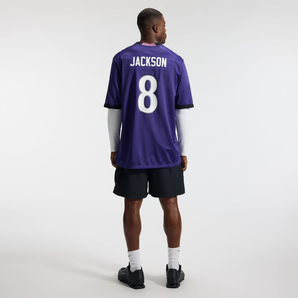 Lamar Jackson Baltimore Ravens Team Game Jersey - Purple